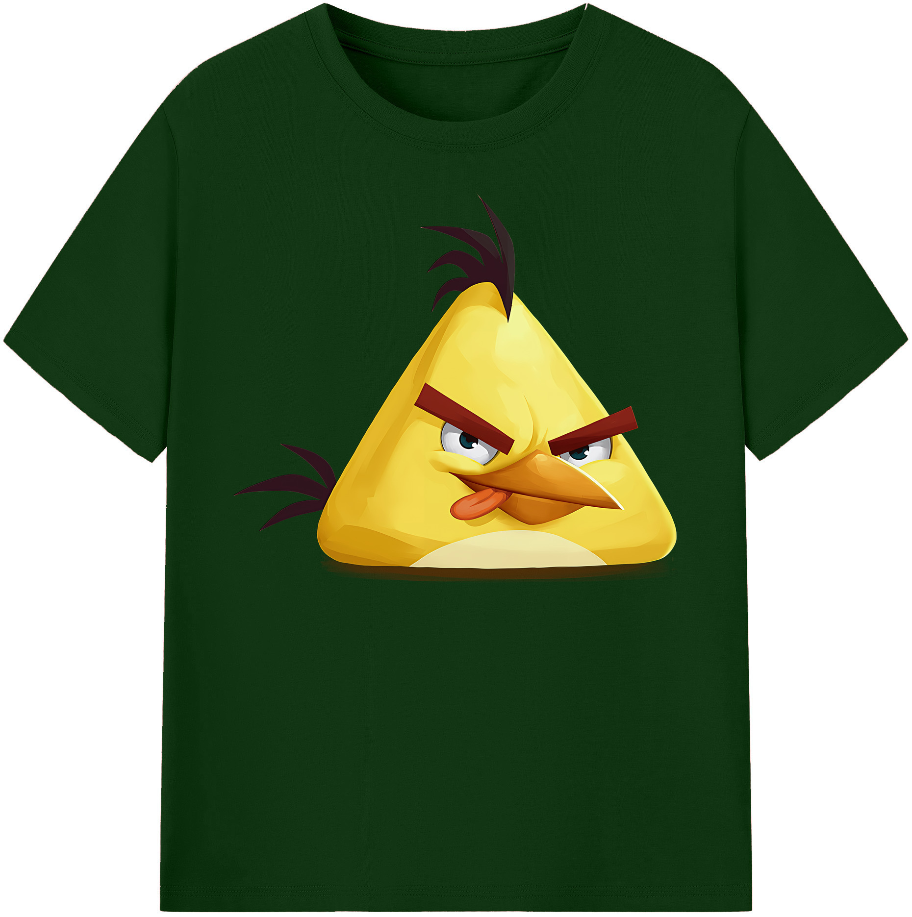 （画像用） Angry Birds アングリーバード 綿100％半袖Tシャツ（フロントプリント）